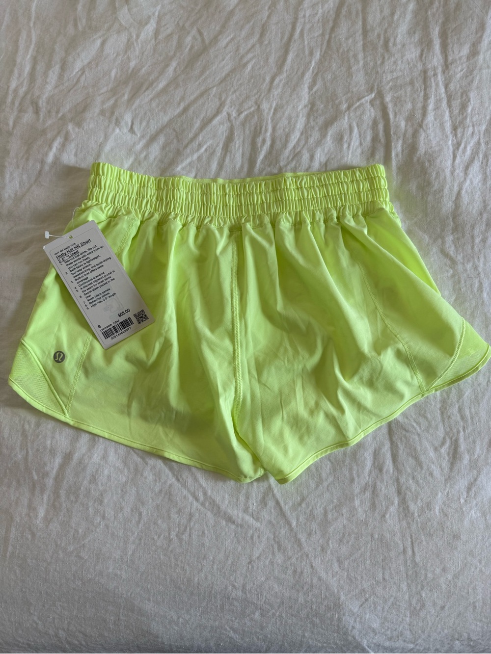 Lululemon Hotty Hot High-Rise Lined Short 2.5" - Faded Zap - size 8 - Picture 7 of 7